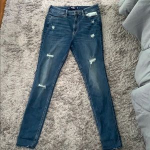 Hollister ultra high rise super skinny jeans